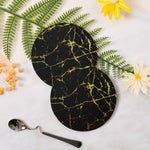 Round 6-Pcs Marble Pattern Tea Coasters