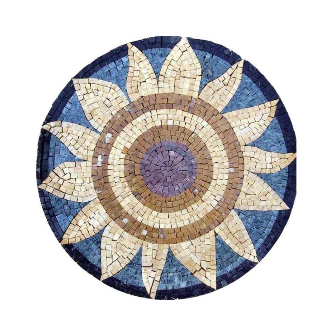 Luxury Printed Marble Trivet | Heat Resistant Round Ceramic Serving Pad