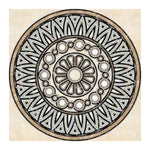 Luxury Printed Marble Trivet | Heat Resistant Round Ceramic Serving Pad