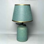 Abstract Pattern Ceramic Lamp With Shade