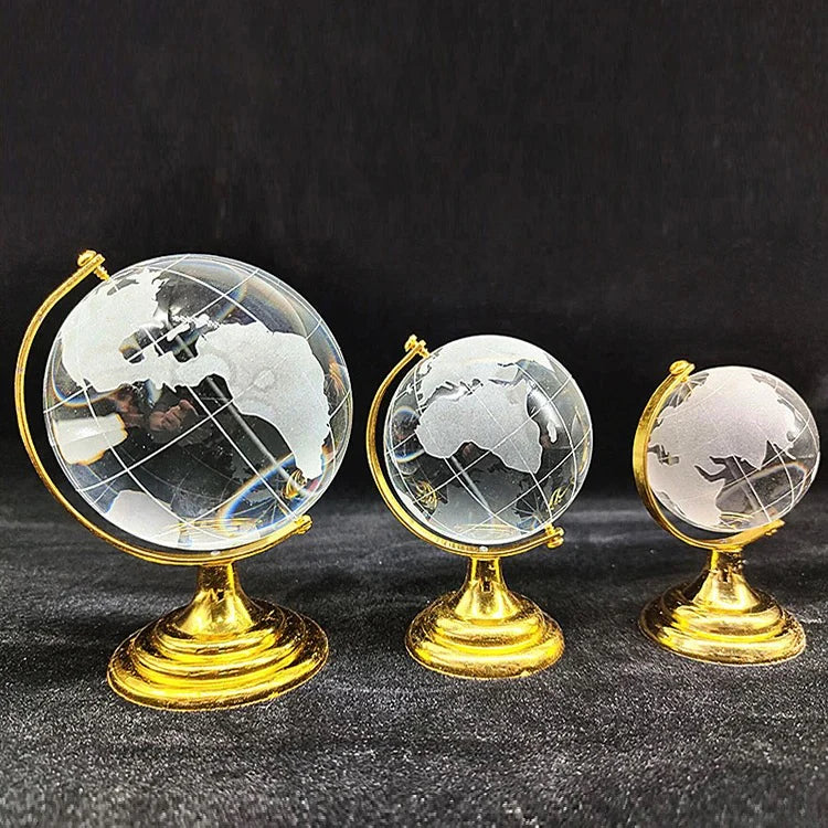 3D World Globe Ornament