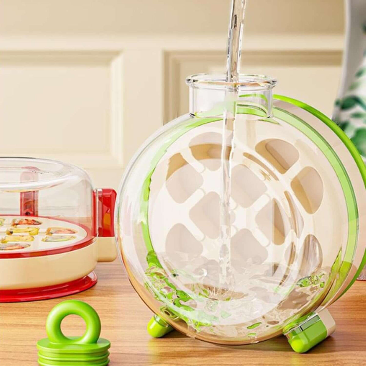 2-in-1 Round Ice Bottle – Portable Ice Mold and Drink Cup