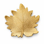 Luxury Leaf Shape Ceramic Trinket Tray – Decorative Ring & Earrings Holder Dish