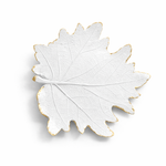Luxury Leaf Shape Ceramic Trinket Tray – Decorative Ring & Earrings Holder Dish