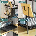 3-Tier-Dish Drying Rack & Utensil Holder