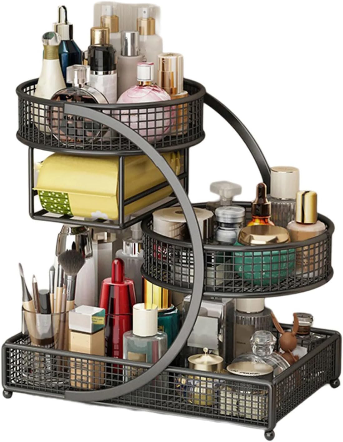 3-Tier Metal Storage Organizer Rack Pakistan – Durable Multi-Purpose Metal Shelf for Kitchen, Bathroom & Office