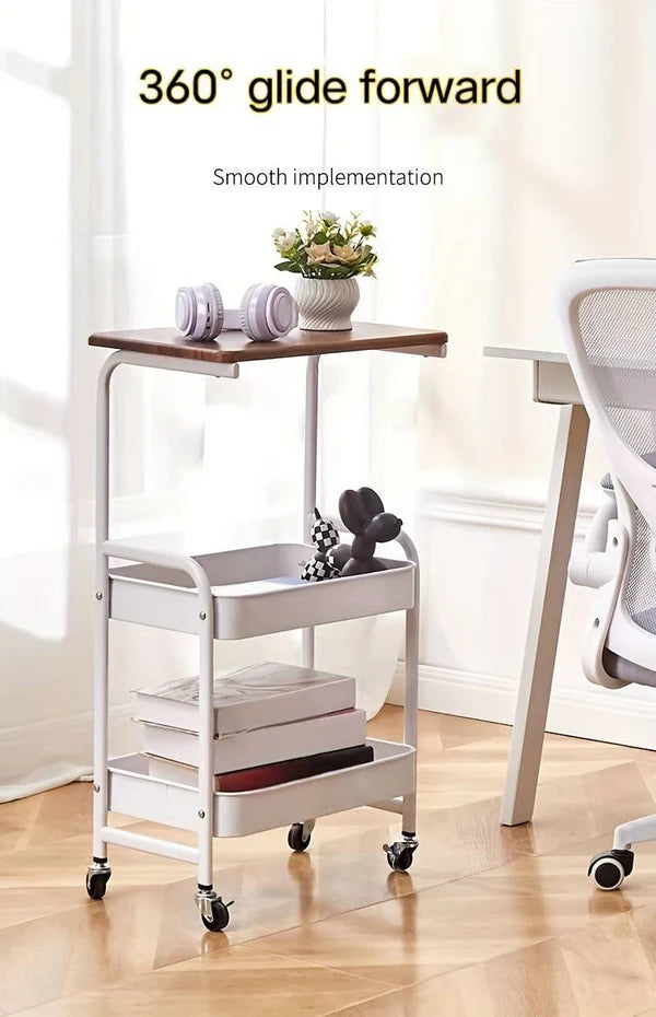 3-tier-metal-rolling-cart-with-wooden-top-248574
