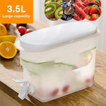 3.5L Fridge Beverage Dispenser with Tap | Kitchen Accessories - Home Hatch