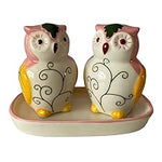 کھانے کی میز کے لیے ٹرے کے ساتھ فوڈ ڈیزائن نمک اور مرچ شیکرز | باورچی خانے کے لوازمات