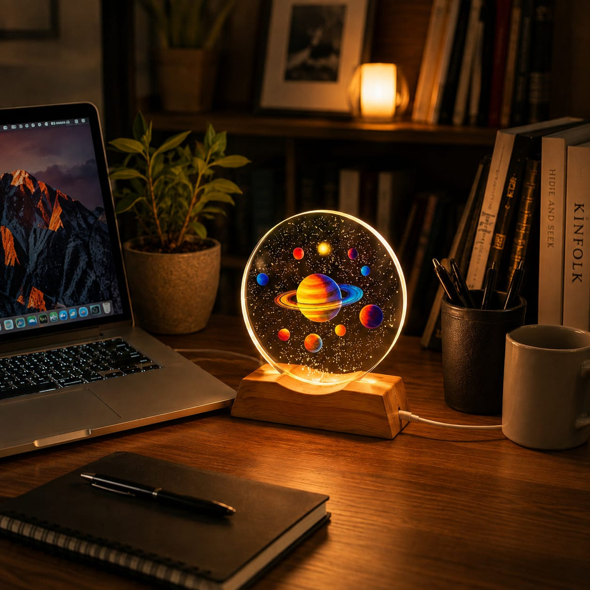 3D Solar System Crystal Ball Night Lamp with illuminated planet design, wooden base and USB power for bedroom and home décor.3D solar system crystal ballsolar system night lampcrystal ball night lampplanet lampUSB powered night lampsolar system lampcrystal planet lampbedroom night lampspace themed lampsolar system lamp Pakistan