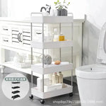 4 tier slim storage trolley organizer cart for kitchen and bathroom in Pakistan