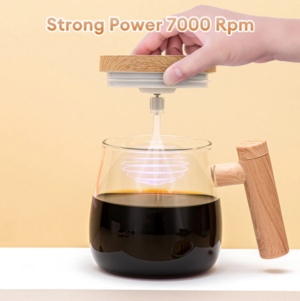 400ml Self-Stirring Coffee Mug – USB Rechargeable Automatic Mixing Cup – Home Hatch Pakistan”