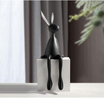 Sitting Bunny Table Ornament – Decorative Rabbit Figurine for Home Décor - Set of 3