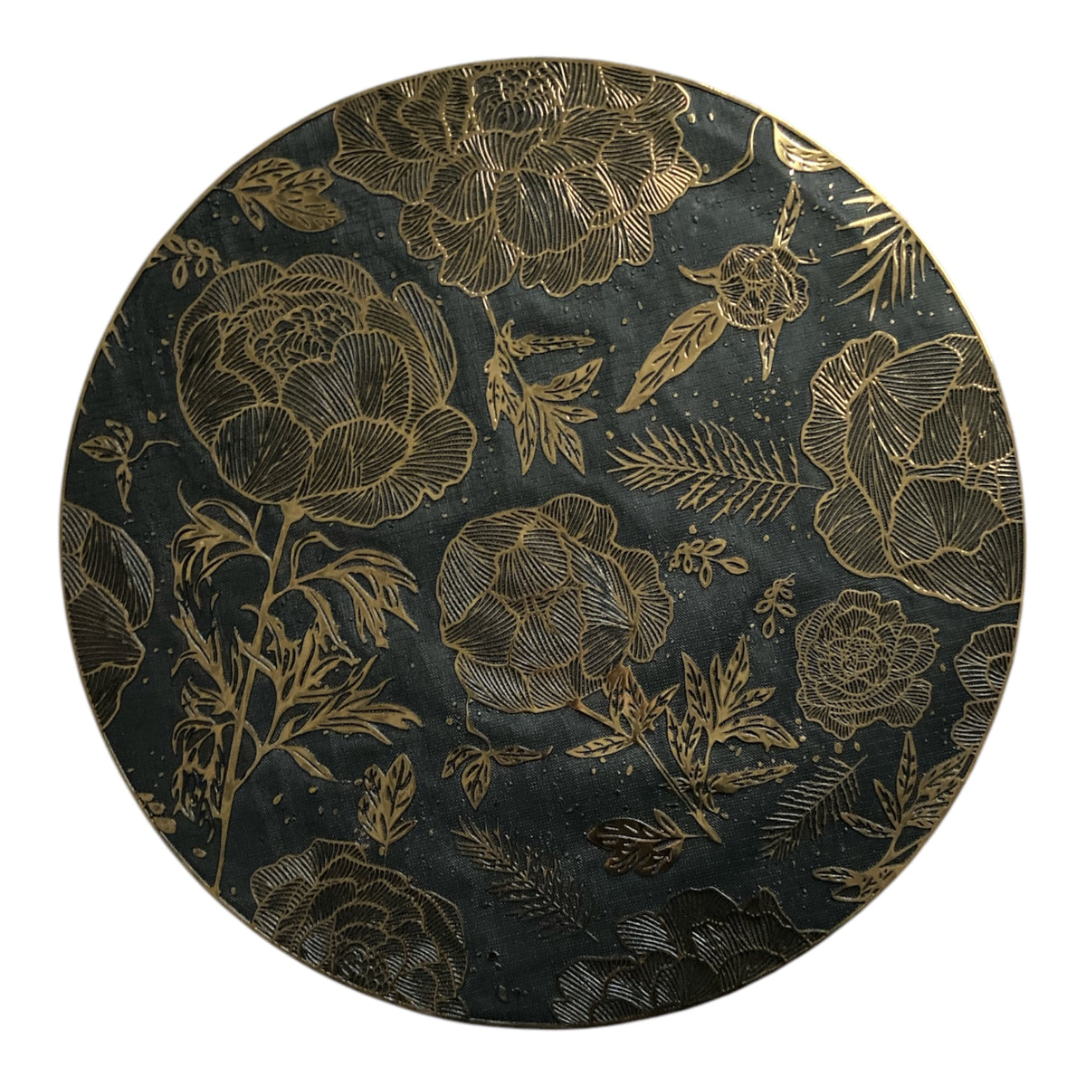 Round Luxury Rose Flower Table Mats