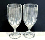 Delisoga Elegant Ripple Wine Glass Set – 6 Pcs (340ml)