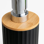 4pcs - Natural Bamboo Lids Bathroom Accessory Set | Bath Set