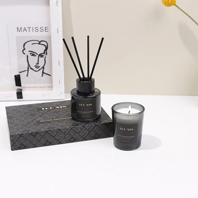 50ml Reed Diffuser And Scented Candle Gift Set | Home Decor