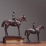 Horse Jockey Statue Figurine | Home Décor
