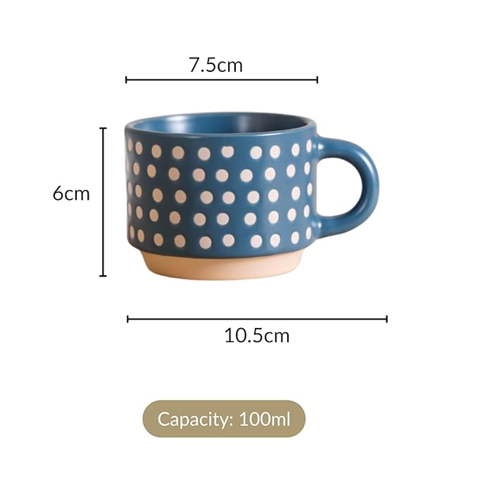 Ceramic Cup Tea & Coffee Mug with Matt Finish | 1-Pc
