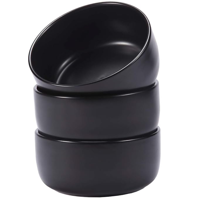 Black Matte Deep All Purpose Bowls
