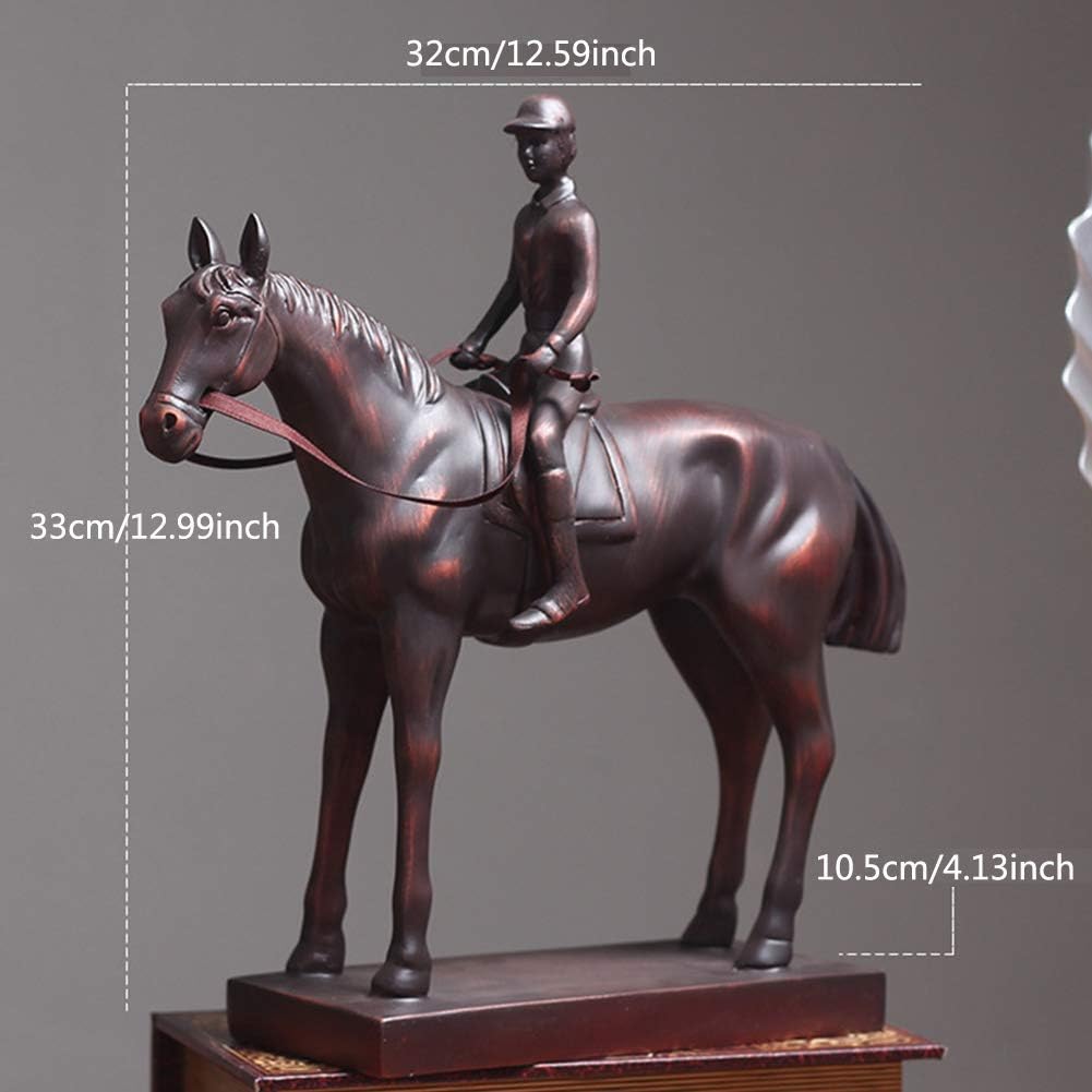Horse Jockey Statue Figurine | Home Décor