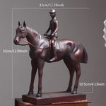 Horse Jockey Statue Figurine | Home Décor