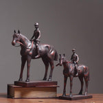 Horse Jockey Statue Figurine | Home Décor