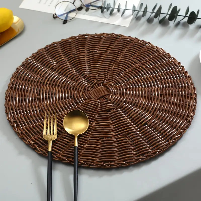 Rattan Charger Plates | Table Mats | Handwoven Placemats