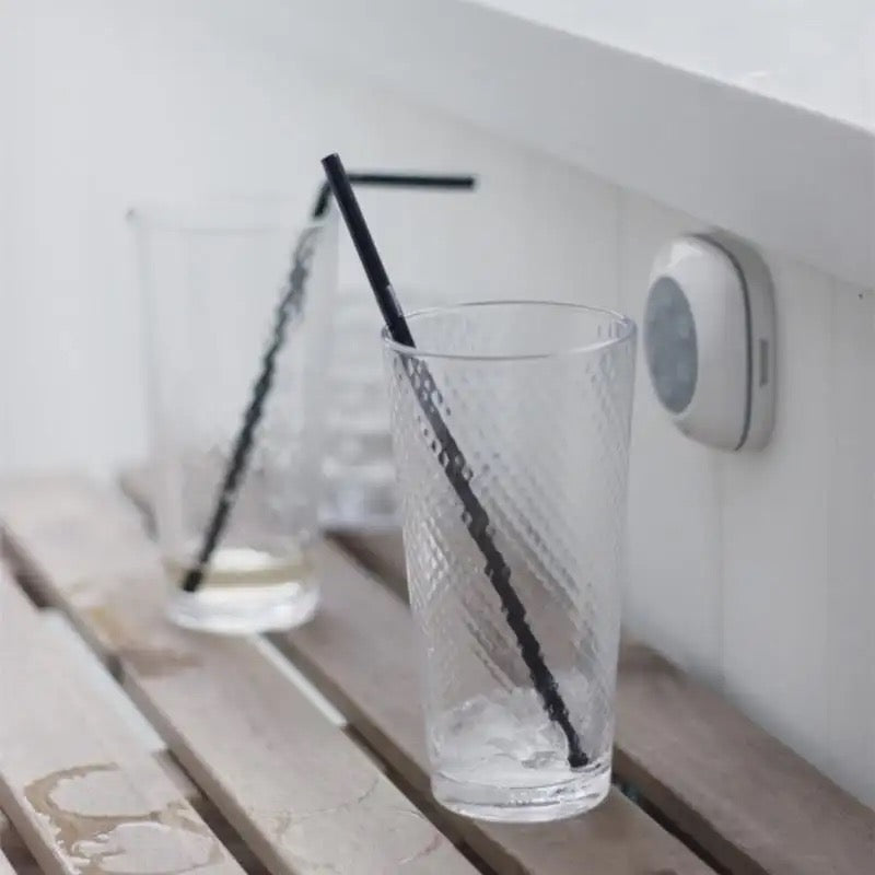 Delisoga Classic Transparent Drinking Glass - Set of 6 - Home Hatch