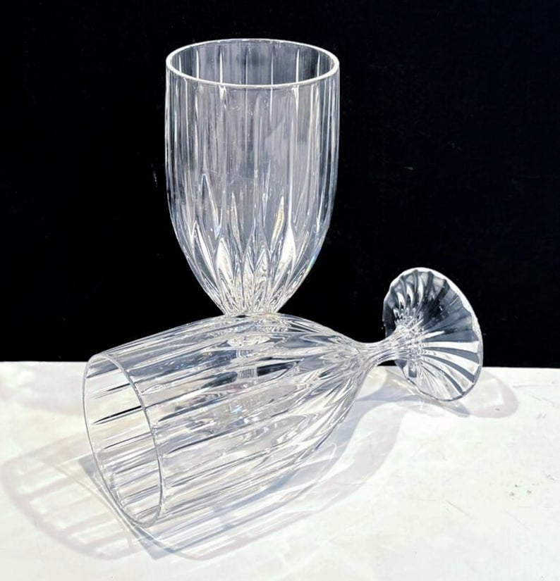 Delisoga Elegant Ripple Wine Glass Set – 6 Pcs (340ml)