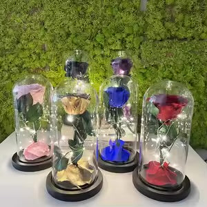 Artificial Flower Decoration Piece with LED Lights