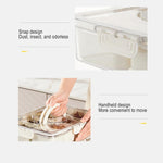 Snackle Box Snack Container with 8 Divided Compartments – Portable Picnic Snack Organizer with Handle (BPA-Free)