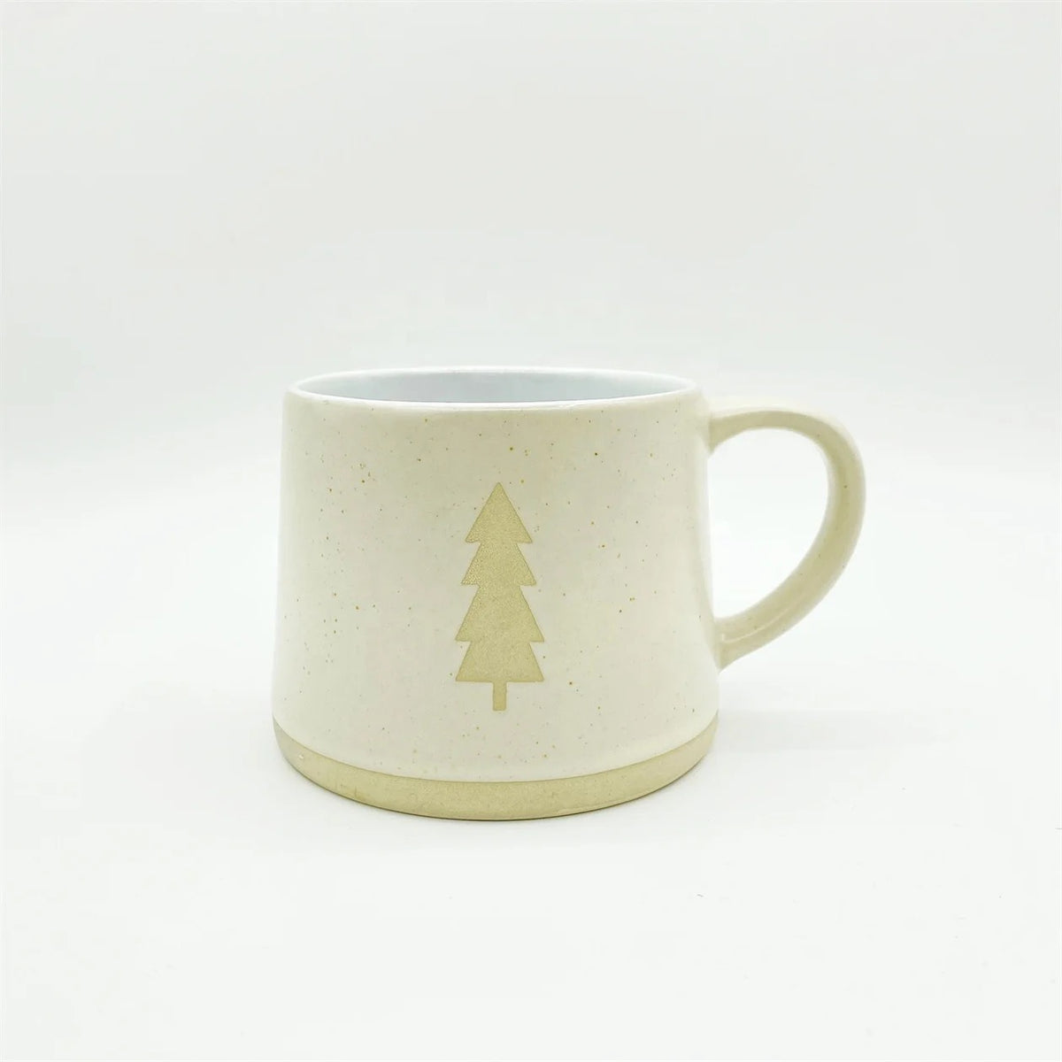 Embossed Ceramic Coffee Mug