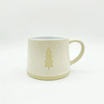 Embossed Ceramic Coffee Mug
