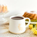 Embossed Ceramic Coffee Mug