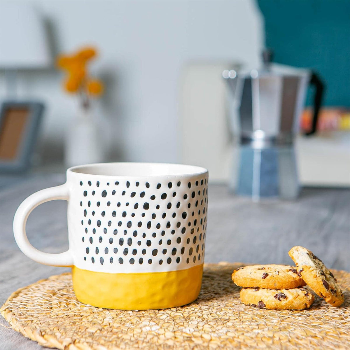 Dipped Dots Coffee Mugs