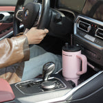 710ml Stainless Steel Insulated Travel Tumbler with Handle & Straw Lid |Hot & Cold Drink