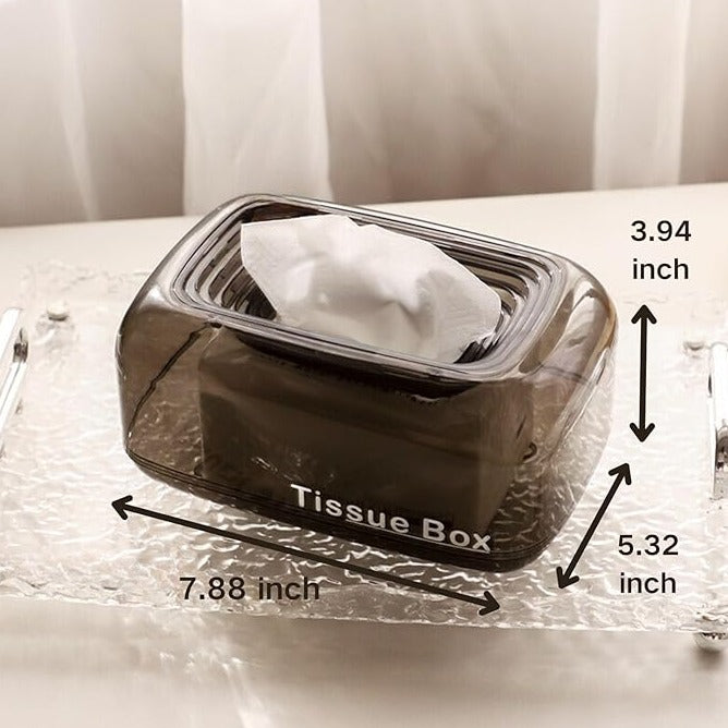 Self Sinking Rectangular Tissue Box Cover with bunny |Tissue Dispenser | Office |Home Accessories