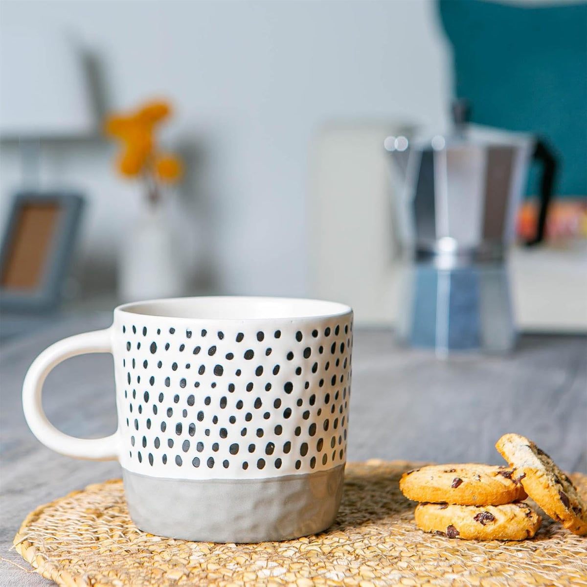Dipped Dots Coffee Mugs