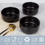 Black Matte Deep All Purpose Bowls