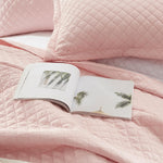 Diamond Echo Pink Bedspread