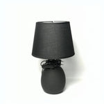Minimalistic Globe Shaped Ceramic Lamp With Shade