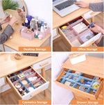 AdjustableDrawer Separator | Drawer Organizer - 4 Pcs