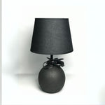 Minimalistic Globe Shaped Ceramic Lamp With Shade