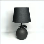 Minimalistic Globe Shaped Ceramic Lamp With Shade