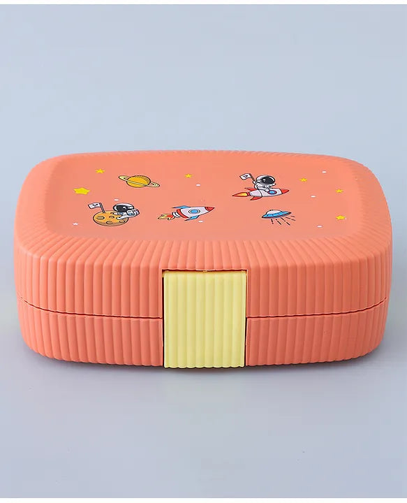 Space Theme Inside Steel Lunch Box
