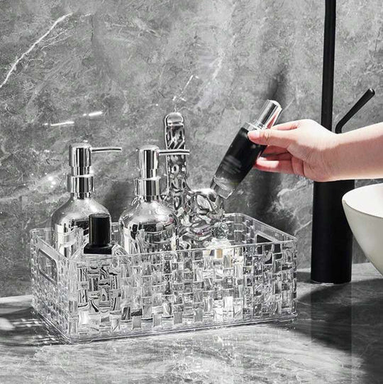 Acrylic Makeup and Perfume Organizer Basket