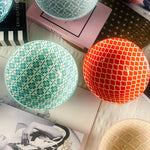 Danny Home Multicolour Turkish Porcelain Cereal and Soup Bowls - Set of 6