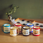 ALPHA PRINTED KIDS PLASTIC MUG 2PC SET - 400ML - Home Hatch