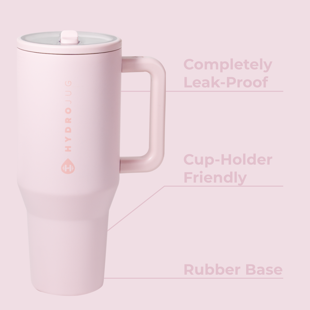 HydroJug Traveler 32oz - Pink Sand | Insulated Stainless Steel Tumbler